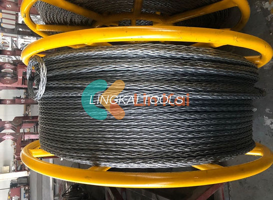 Strong 12 X 19s Anti Twist Steel Wire Rope For Pulling Conductor ISO 9001 Certified