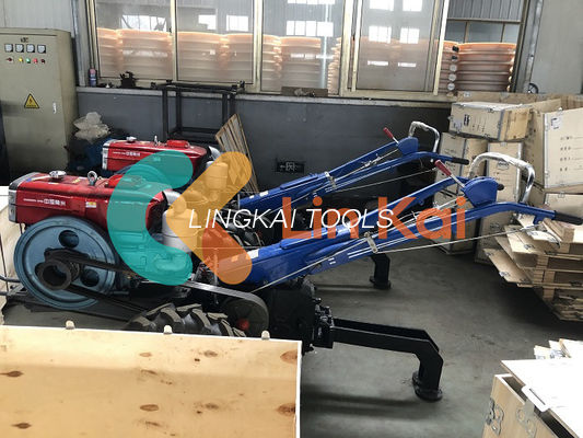 1040mm Wheelbase 15HP Detachable Drum Walking Tractor Winch