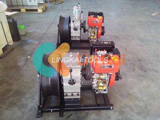 Electric Pulling Winch Transmission Line Conductor Stringing Heavy Duty