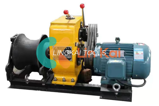 High Speed RPM Electric Capstan Winch Driven By Belt