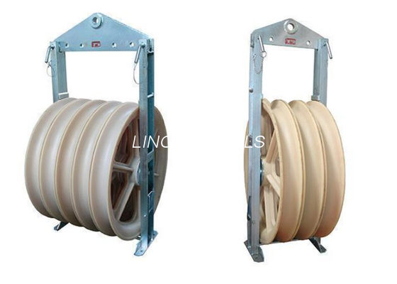 Large Diameter Conductor Cable Pulling Pulley Stringing Block MC Nylon Block