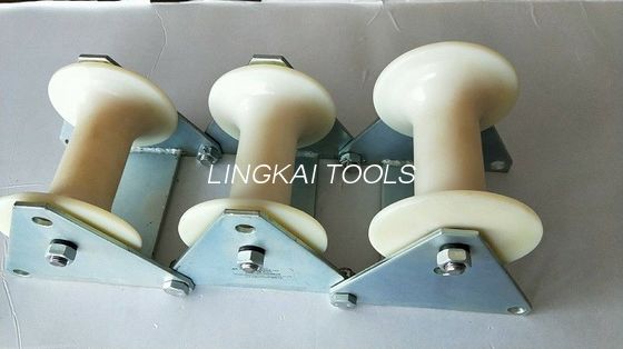 Three Wheel Nylon Rollers Laying Cable Guide Roller