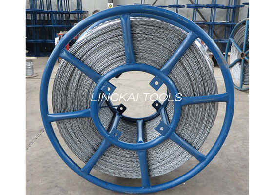Hexagon Galvanized Cable Pulling Device Wire Rope Anti Twisted With 6 Squares