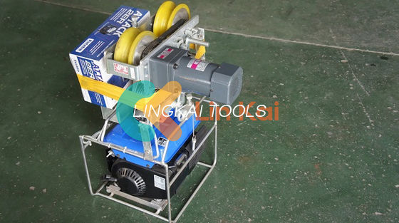 Electric Motor Mobile Robot Traction Machine OPGW Installation Tools