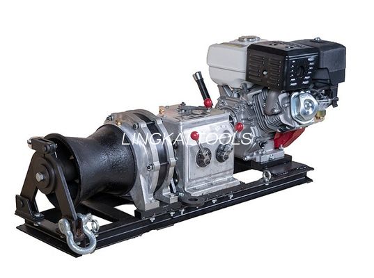 5 Ton Pole Setting Speedy Cable Winch Puller Four Grades Gear Wire Rope Winch