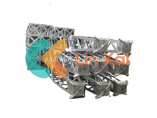 Inner Suspension Aluminum Alloy Gin Pole Tower Erection Tools 1 Year Warranty