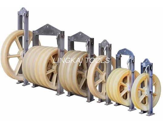 Mc Nylon Transmission Line Stringing Tools Stringing Pulley 660mm Large Diameter