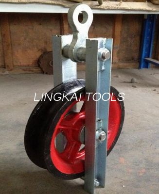 Transmission Line Steel Cable Pulling Pulley Stringing Conductor Pulleys