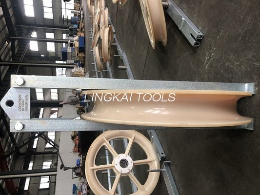 750mm Overhead Line Conductor Stringing Blocks With Nylon Wheels