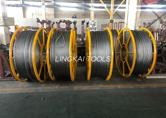 24mm Anti Twisting Braided Steel Wire Rope For 4 Conductor Stringing