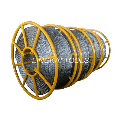 High Tensile Galvanized 13mm Anti Twisting Braided Steel Wire Rope Applied Transmission Line