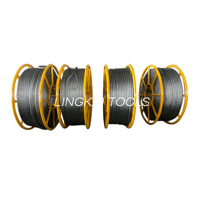 Galvanized 12 Strands Anti Twisting Braided Steel Rope Power Cable Traction Rope Pilot Rope