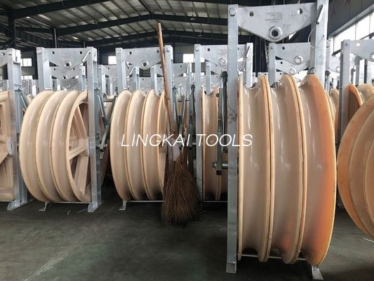 916 Mm Large Diameter Wheels Sheaves Bundled Wire Conductor Pulley Stringing Block