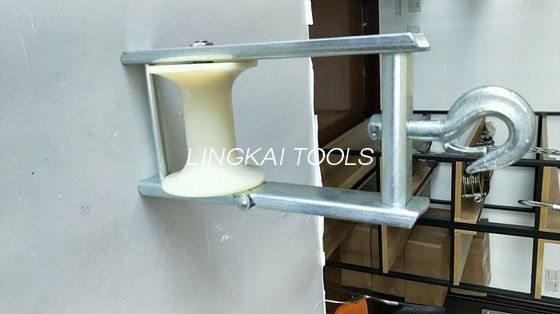 Durable Pulley Blocks With Aluminum Nylon Sheave Roller Bunch Conductor Block Aerial Cable Stringing Roller