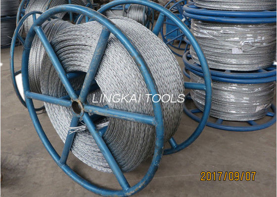 Hexagon Galvanized Cable Pulling Device Wire Rope Anti Twisted With 6 ...