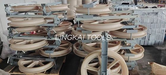 Cable Stringing Platform Universal Optical Fiber Cable Stringing Equipment 20KN OPGW Cable ...